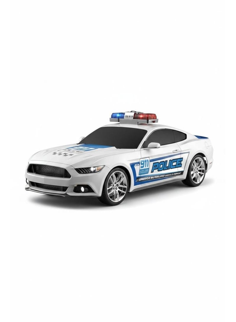 توي لاند لعبة سيارة شرطة مزودة بأضواء وأصوات - مركبة تعمل بالاحتكاك للأطفال (3 سنوات فأكثر) - Image 1